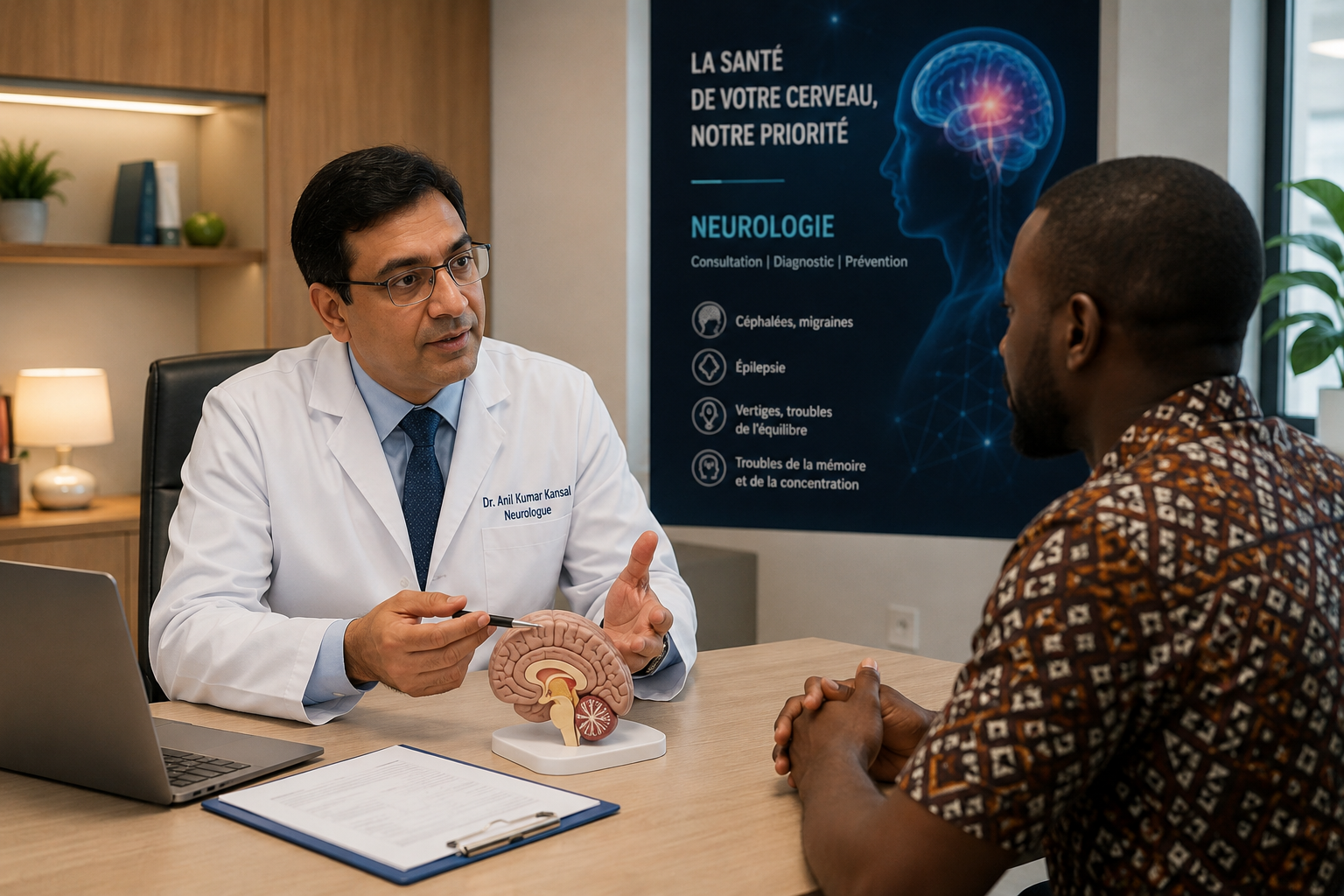 Campagne Médicale en Neurologie avec un spécialiste
